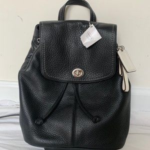 NWT Coach Leather Backpack